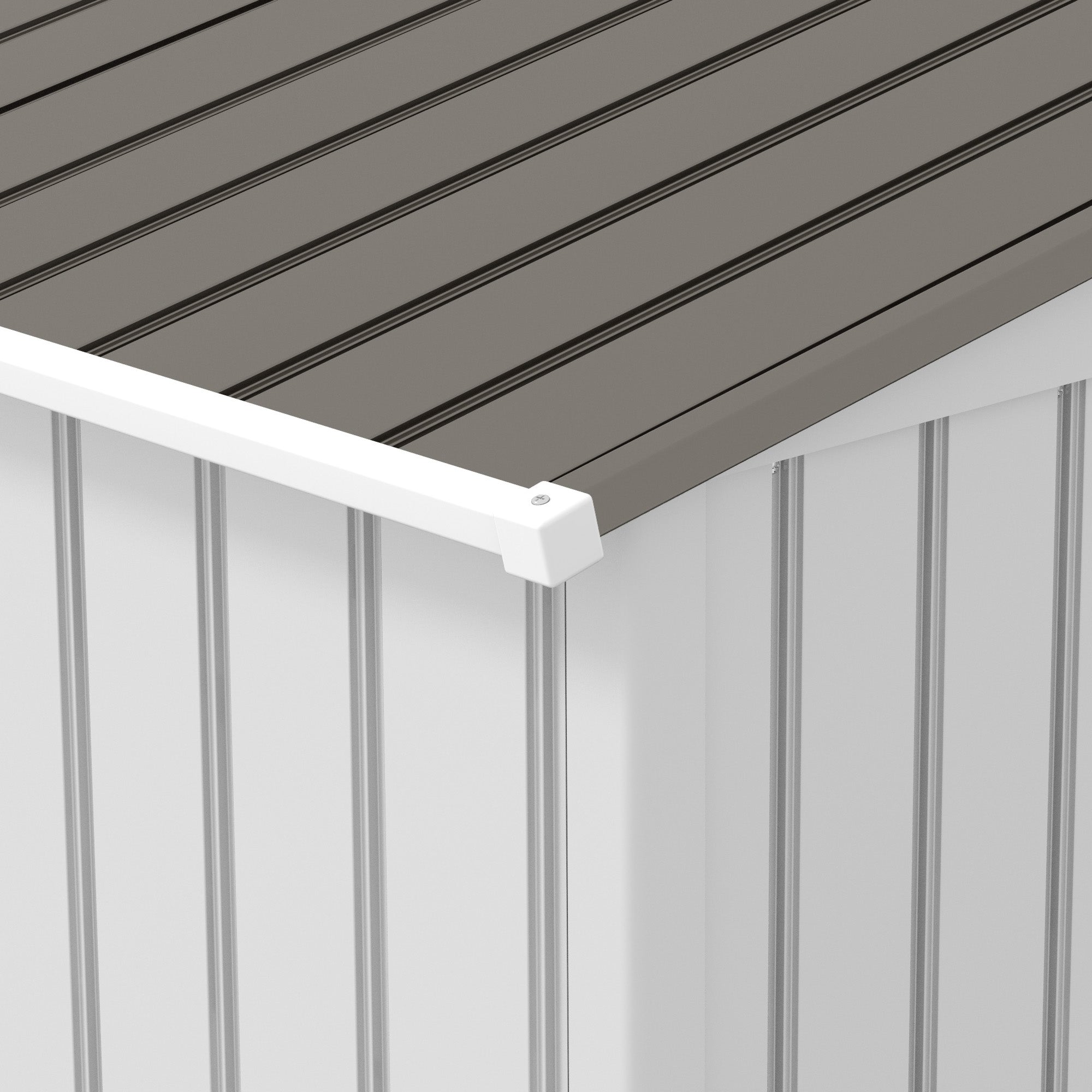 Metal Bike Shed, Mobility Scooter Shed House with Foundation Kit, Ventilation, Doors, Silver