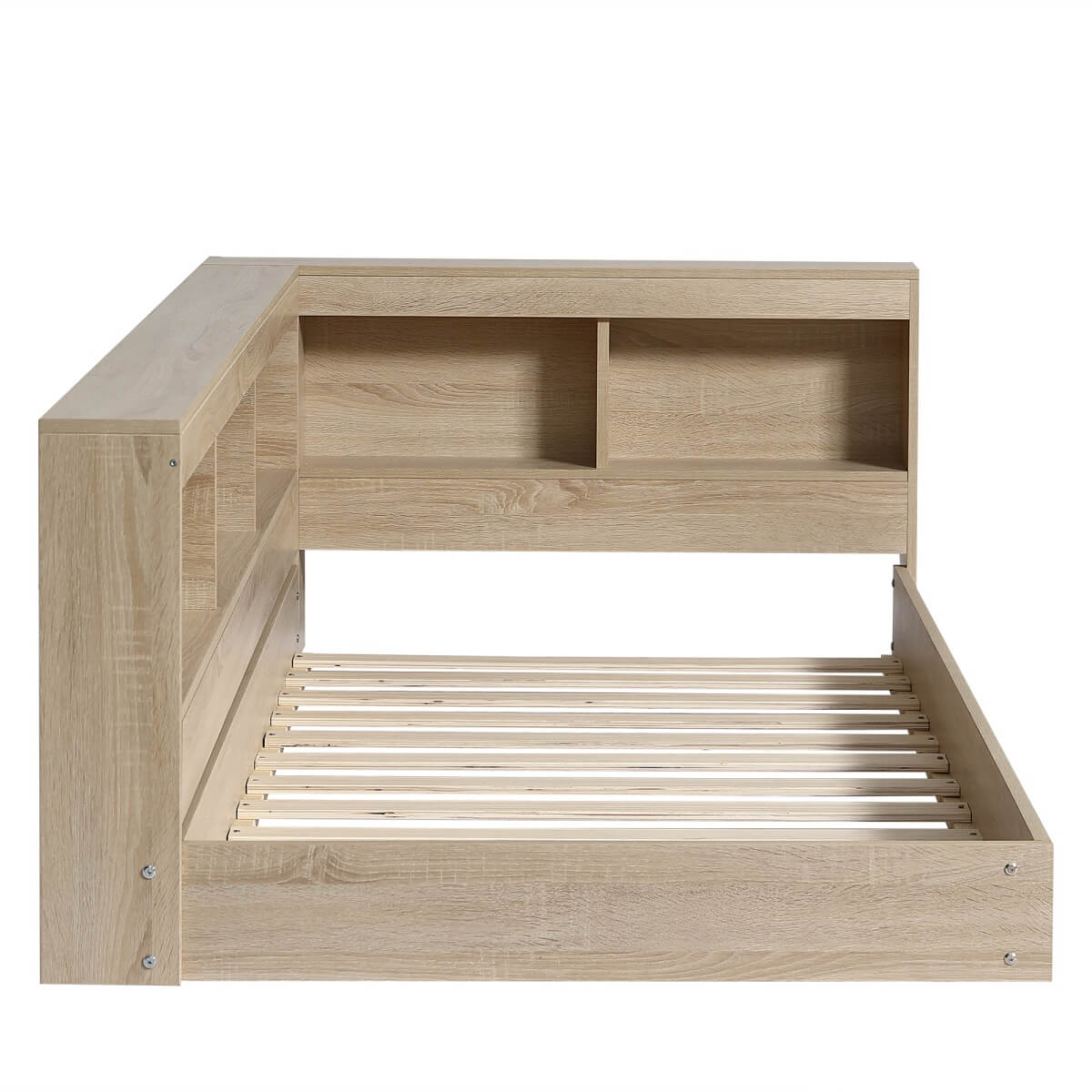 3FT Single Storage Bed 90×190cm – Durable MDF Frame with Large Under-Bed Storage for Adults & Teens