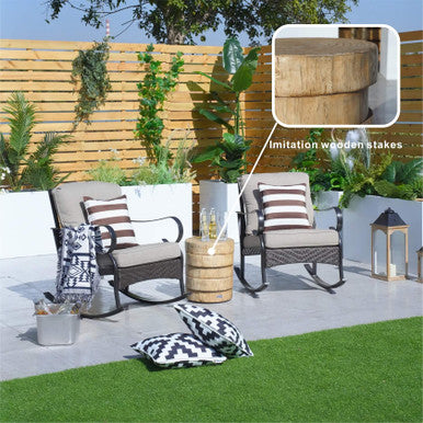 Outdoor Imitated Wood Side Table—PAT-2463ST