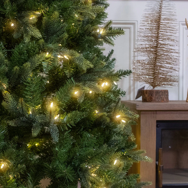 6.5ft Slim Artificial Pine Christmas Tree—PAT-001L-6.5FT-UK