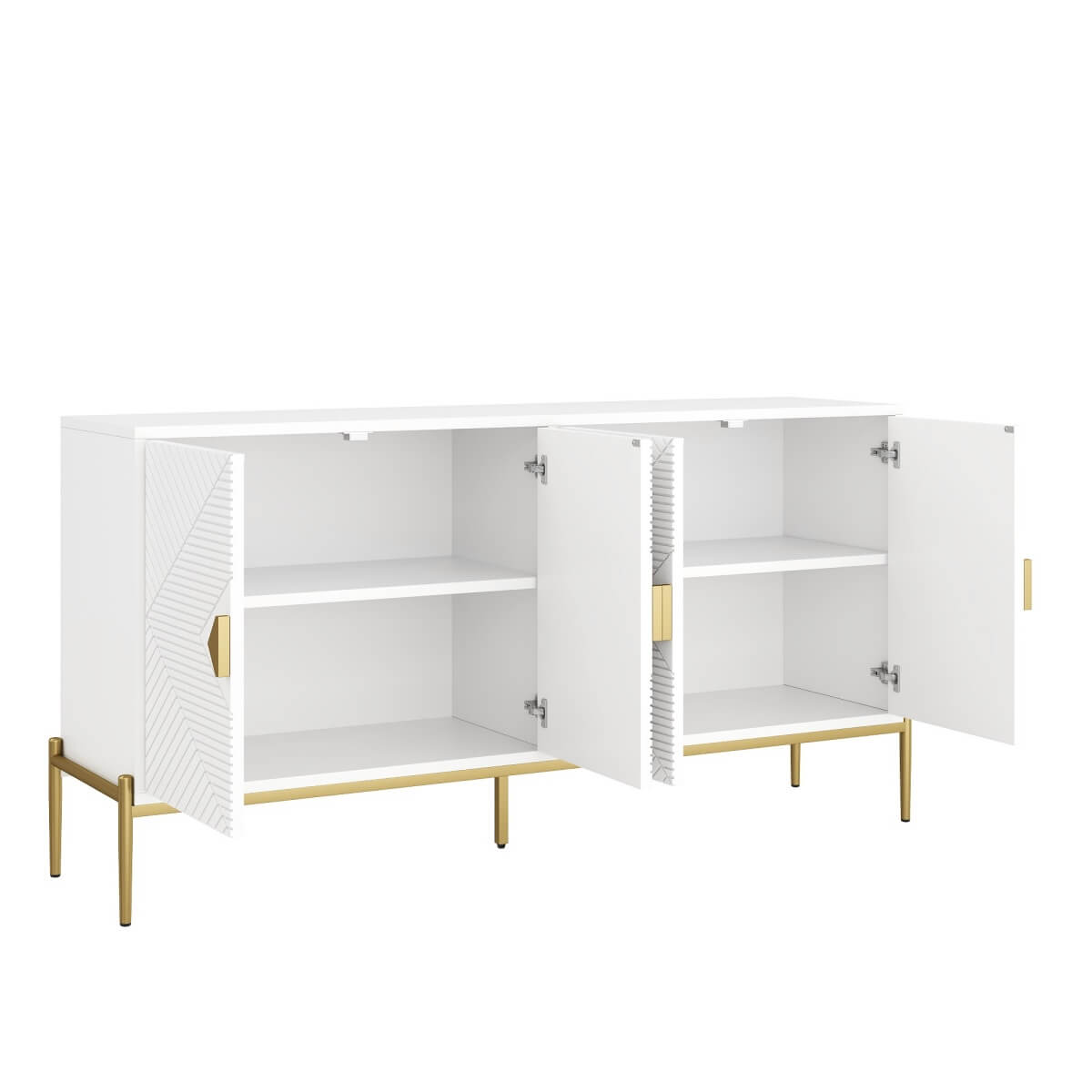 Modern Sideboard Cabinet – Large Storage Unit for Living Room, Dining Room or Hallway