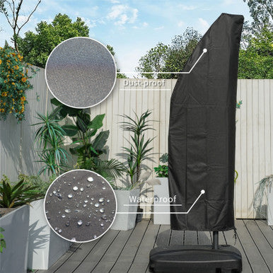 Patio Umbrella Parasol Cover Waterproof Outdoor Offset Banana Style Umbrella Cover -UC-007