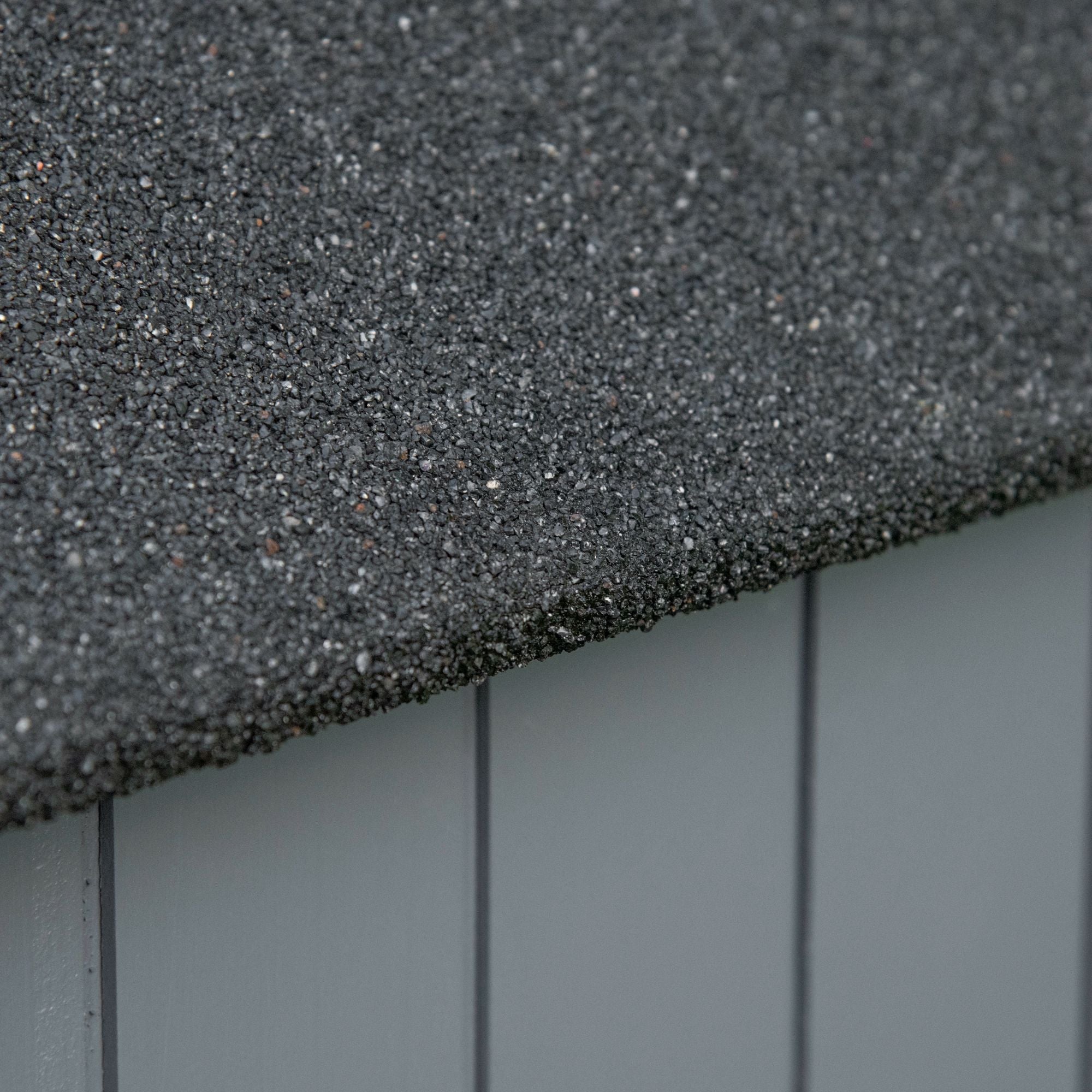 Garden Outdoor Storage Shed with 3 Shelves and Tilt Roof, Grey