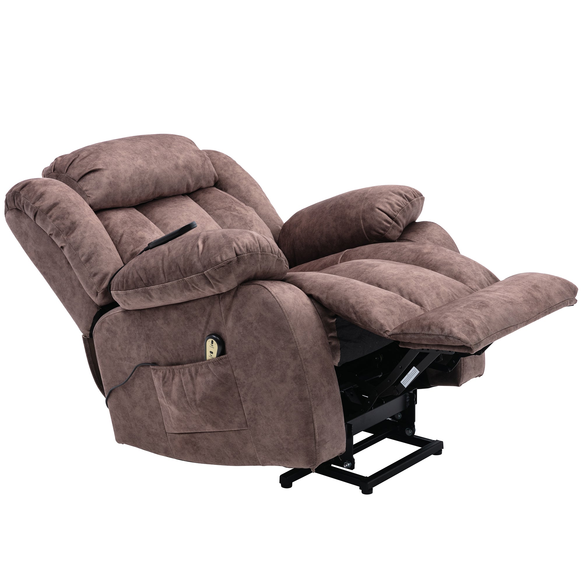 Power Massage Lift Recliner Chair with Heat & Vibration, Heavy Duty and Safety Motion - Antiskid Fabric