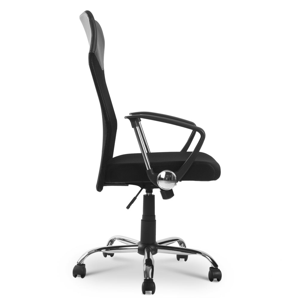 Mesh High Back Executive Multicolour Adjustable Swivel Office Chair, Recline, Mesh Seat(Black 1)