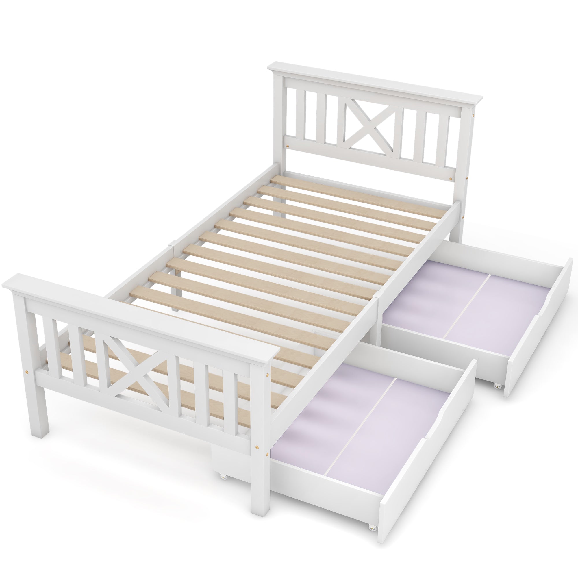 Modern TV Cabinet with Glass Shelves and LED Lighting, High-Gloss White, Wood Look