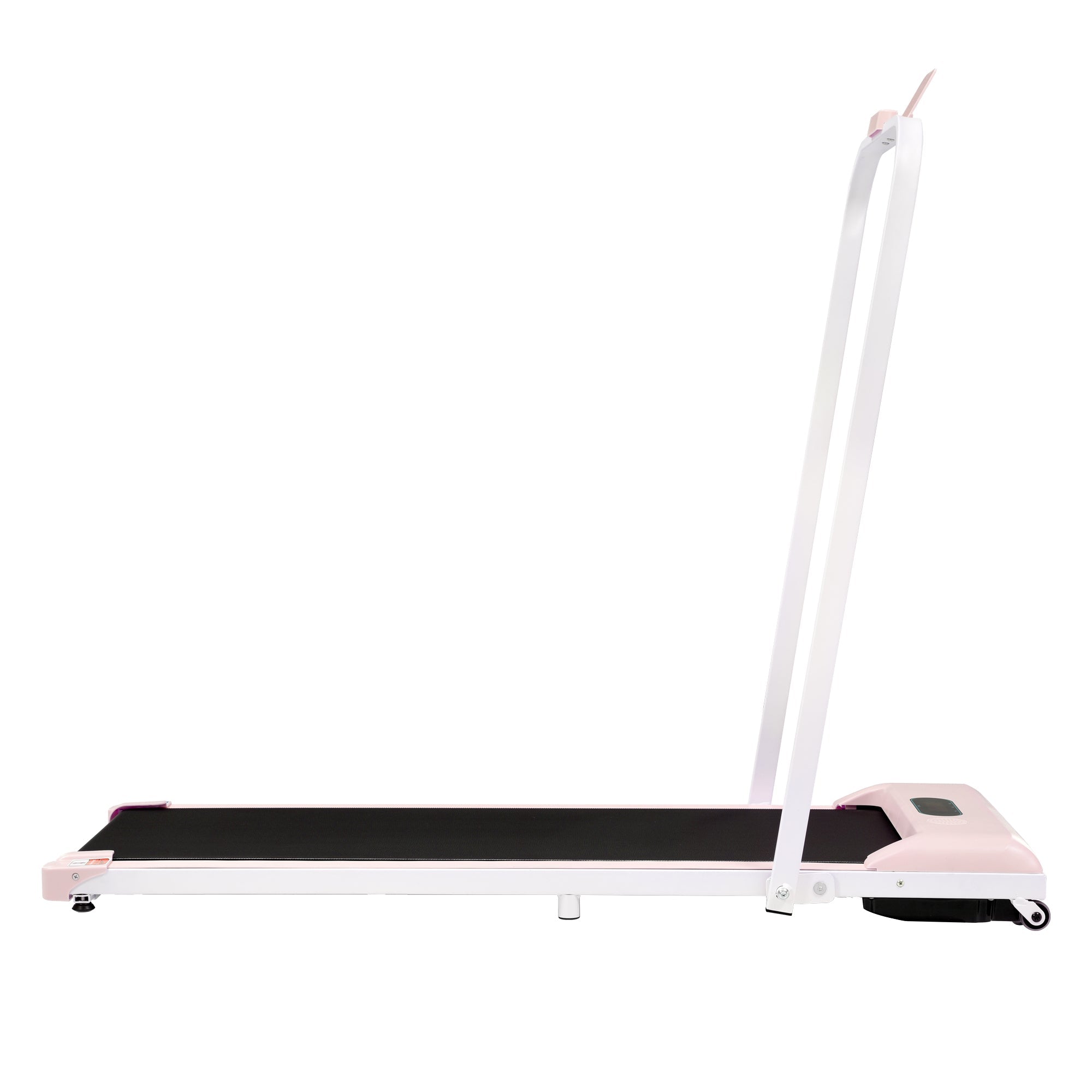 Folding Treadmill: Portable Walking Running Machine with Bluetooth Speaker, LCD Display, Phone Holder