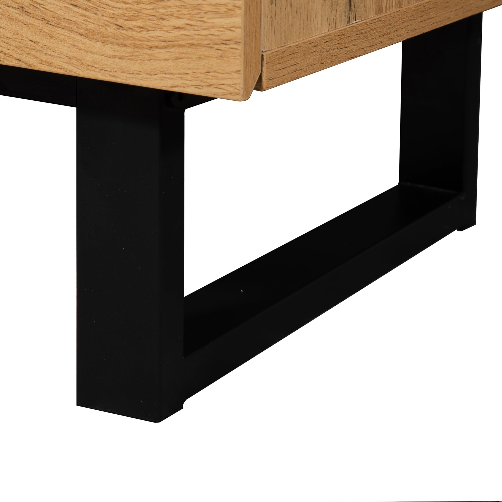 Modern Color TV Cabinet, 180cm TV Stand with Wood Grain Finish