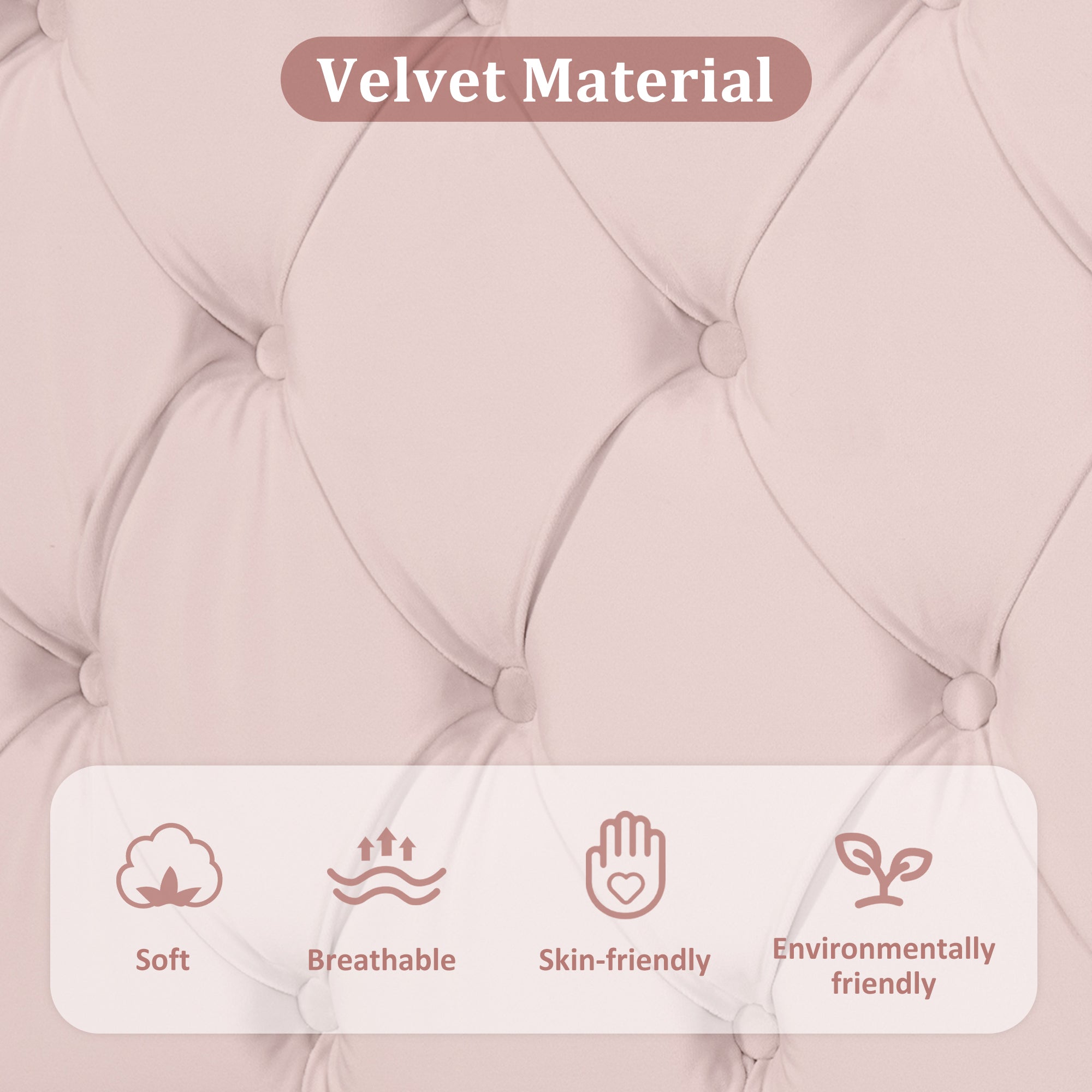 Upholstered bed 90*190 with slatted frame and headboard, Upholstered bed with height-adjustable headboard, Youth bed, Single bed, Wooden slat support, Easy assembly, Velvet, Pink