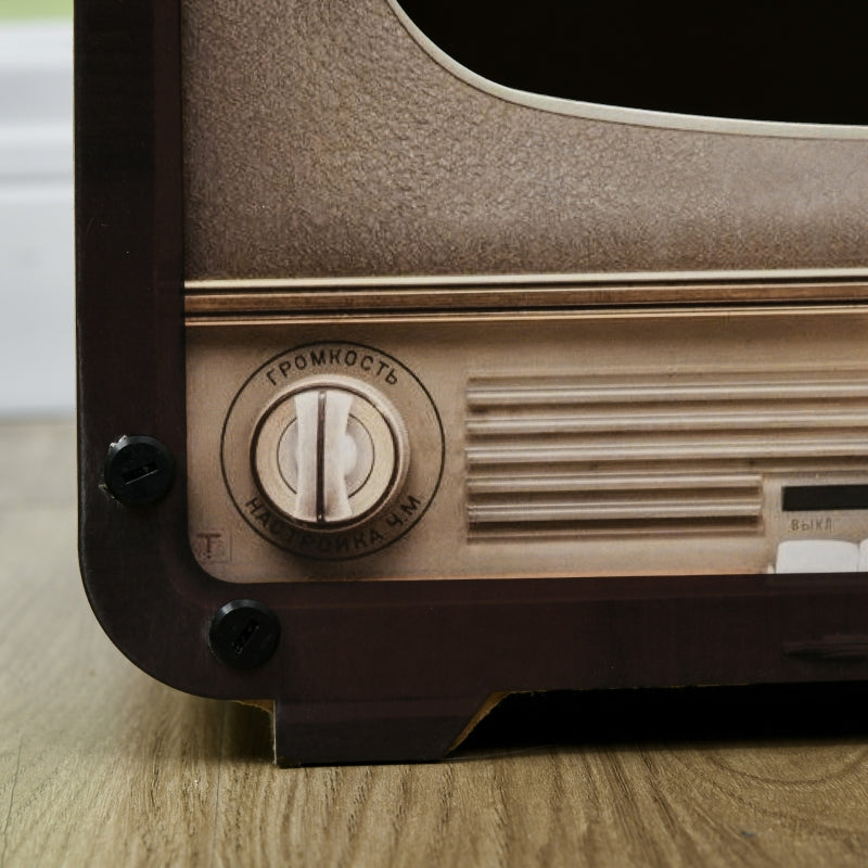 TV Shape Cat Scratching Board House, 2-in-1, with Catnip for Indoor Cats, Brown