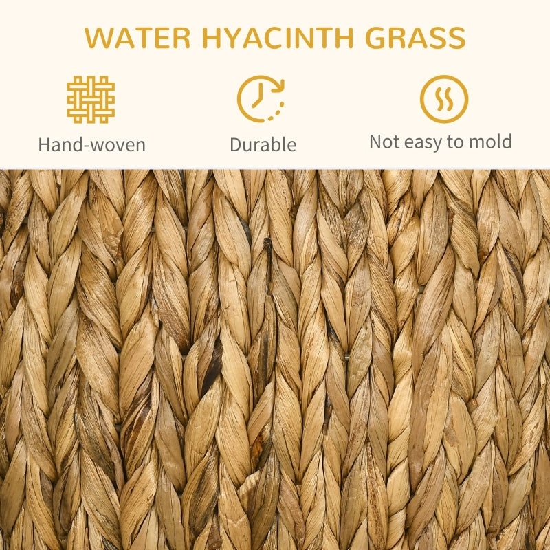 Cat Bed Cat House Stool, Washable Cushion, Wicker