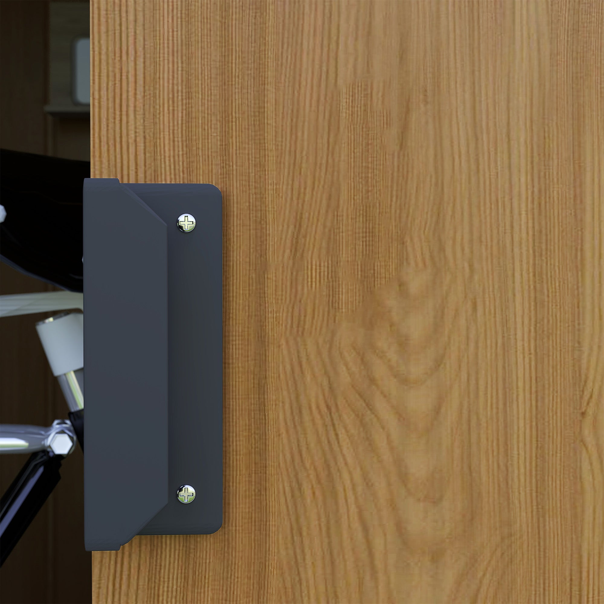 Galvanised Steel Shed, Double Door - Brown