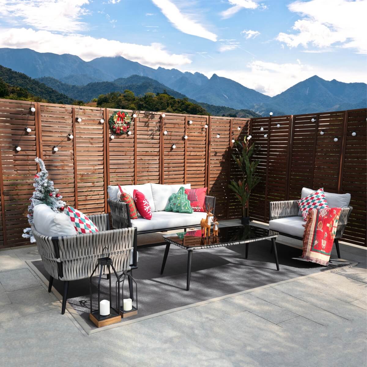 La Palma 4-Seater Outdoor Sofa Set – PAS-1649B