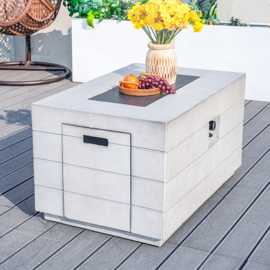 Rectangular Outdoor Fire Pit Table—PAG-2150