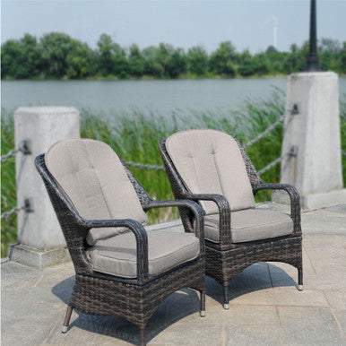 Parma Outdoor Rattan Chairs Set of 2 - PAC-009-KD