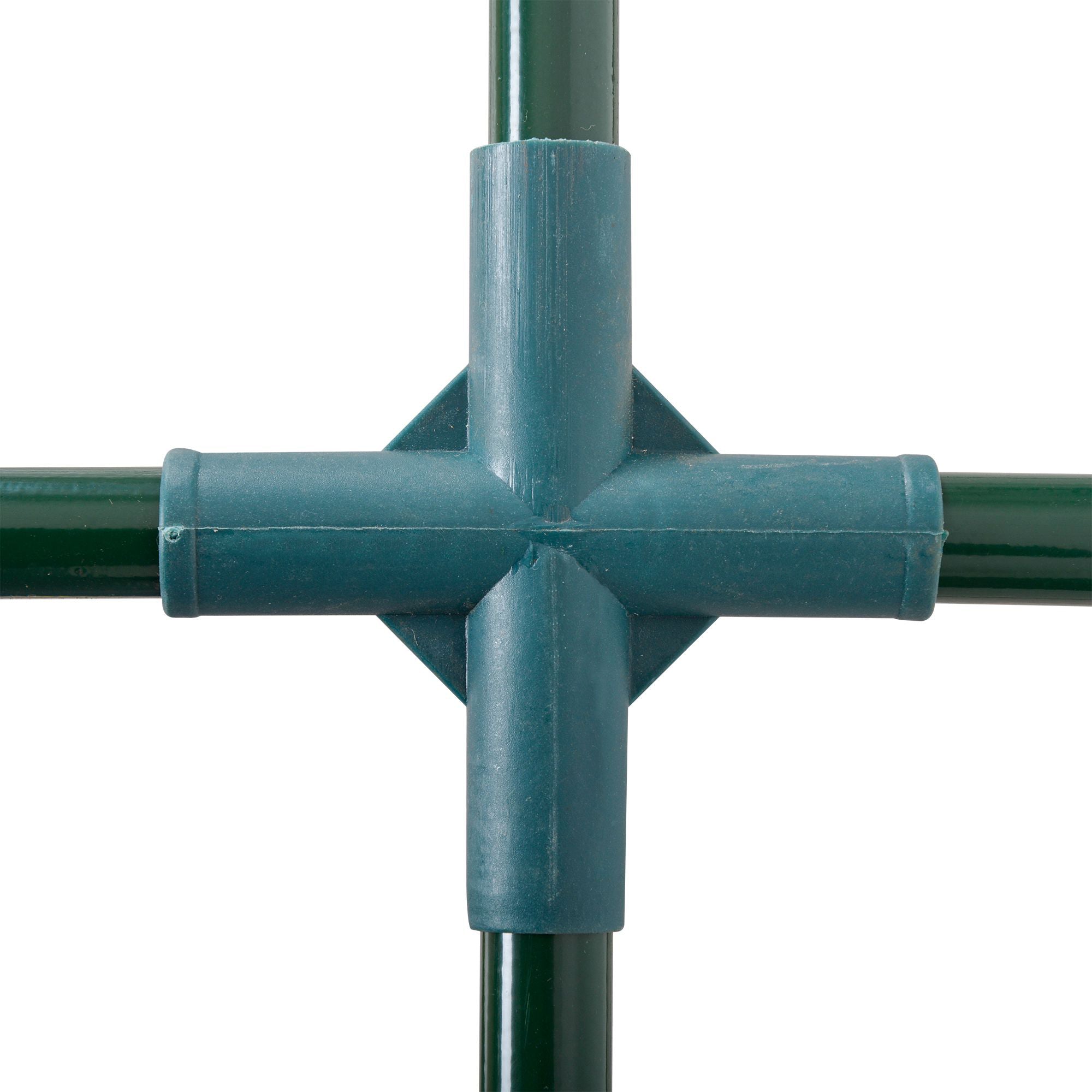 Tunnel Greenhouse, Green Grow House for Garden Outdoor, Steel Frame, PE Cover, Green