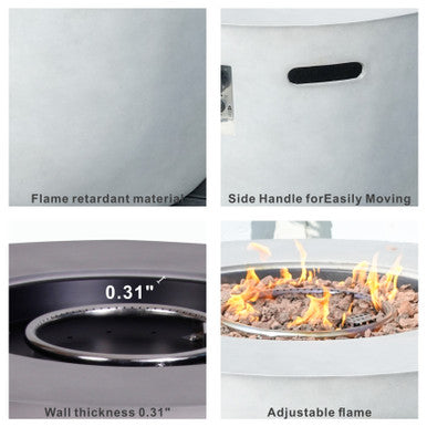 Outdoor Round Fire Pit Table —PAG-2160