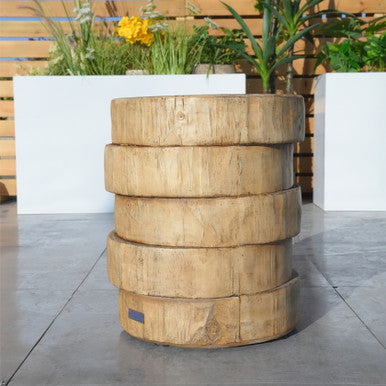 Outdoor Imitated Wood Side Table—PAT-2463ST