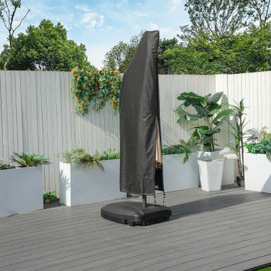 Patio Umbrella Parasol Cover Waterproof Outdoor Offset Banana Style Umbrella Cover -UC-007
