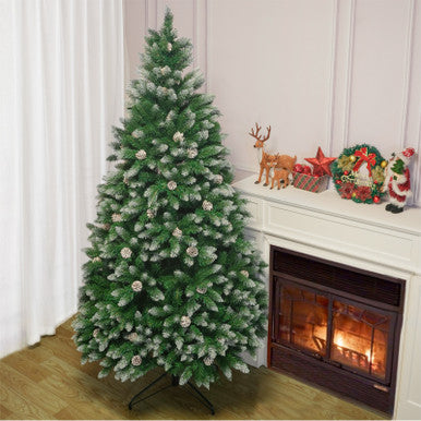 5/7/9-Layer Green Christmas Tree with Optional Warm White Lights —PAT-001