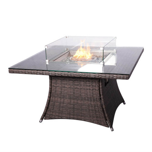 4-Seat Square Fire Pit Table (PAG-1104-T)