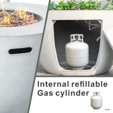 Outdoor Round Fire Pit Table —PAG-2160