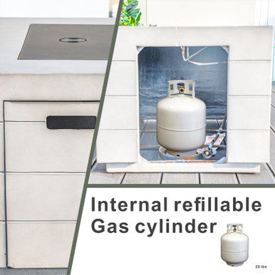 Rectangular Outdoor Fire Pit Table—PAG-2150