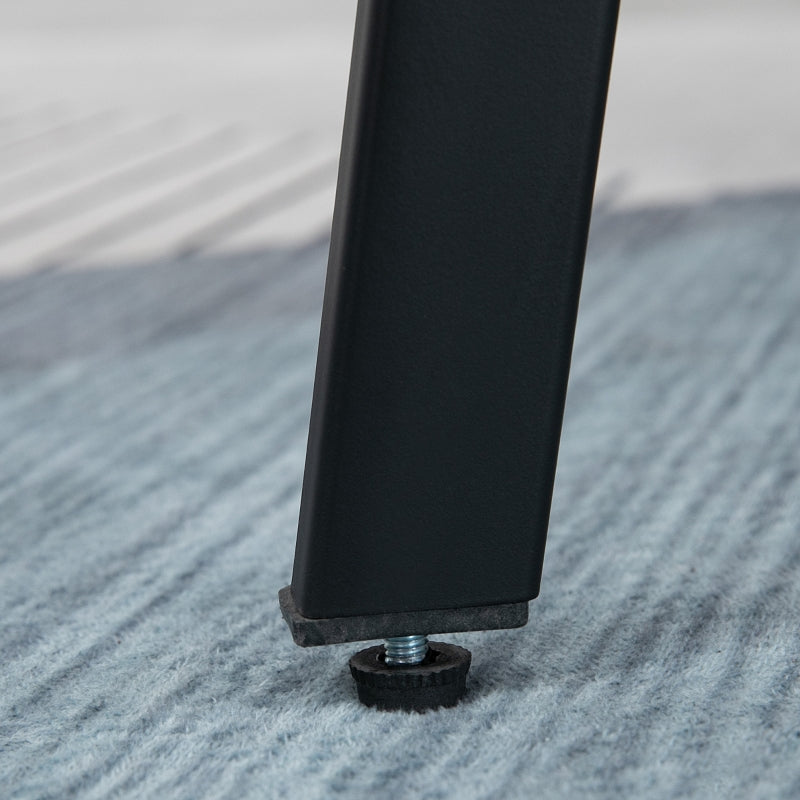 Bar Stools Set of 2, Kitchen Stools with Backrest, PU Leather, Brown