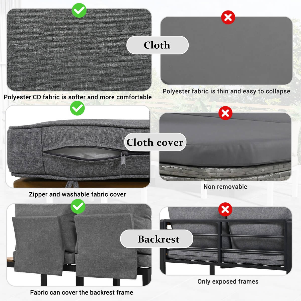 4 Seater Garden Corner Sofa Set – Space Saving L Shaped Outdoor Lounge with Wooden Table