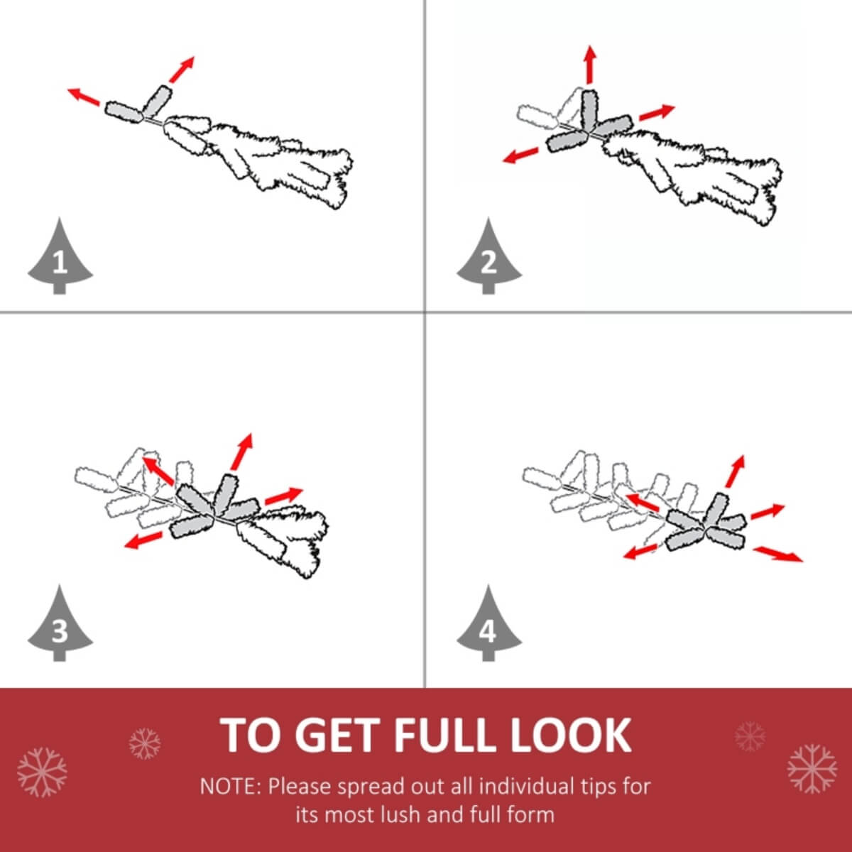 60cm Pre-Lit Artificial Christmas Wreath with Holly, Pine Cones & LEDs – Indoor Decoration