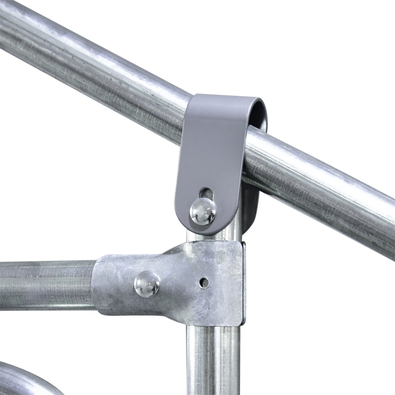 Large Chicken Coop, Galvanised Walk In Hen House, Water-Resist Cover