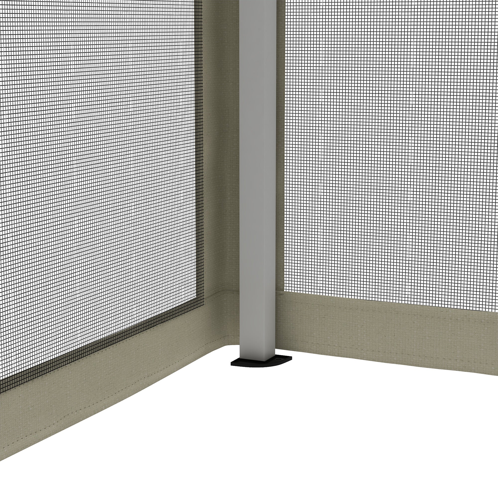 Pop Up Gazebo with 4 Mesh Sides, Carry Bag, Adjustable Height - 3x3m