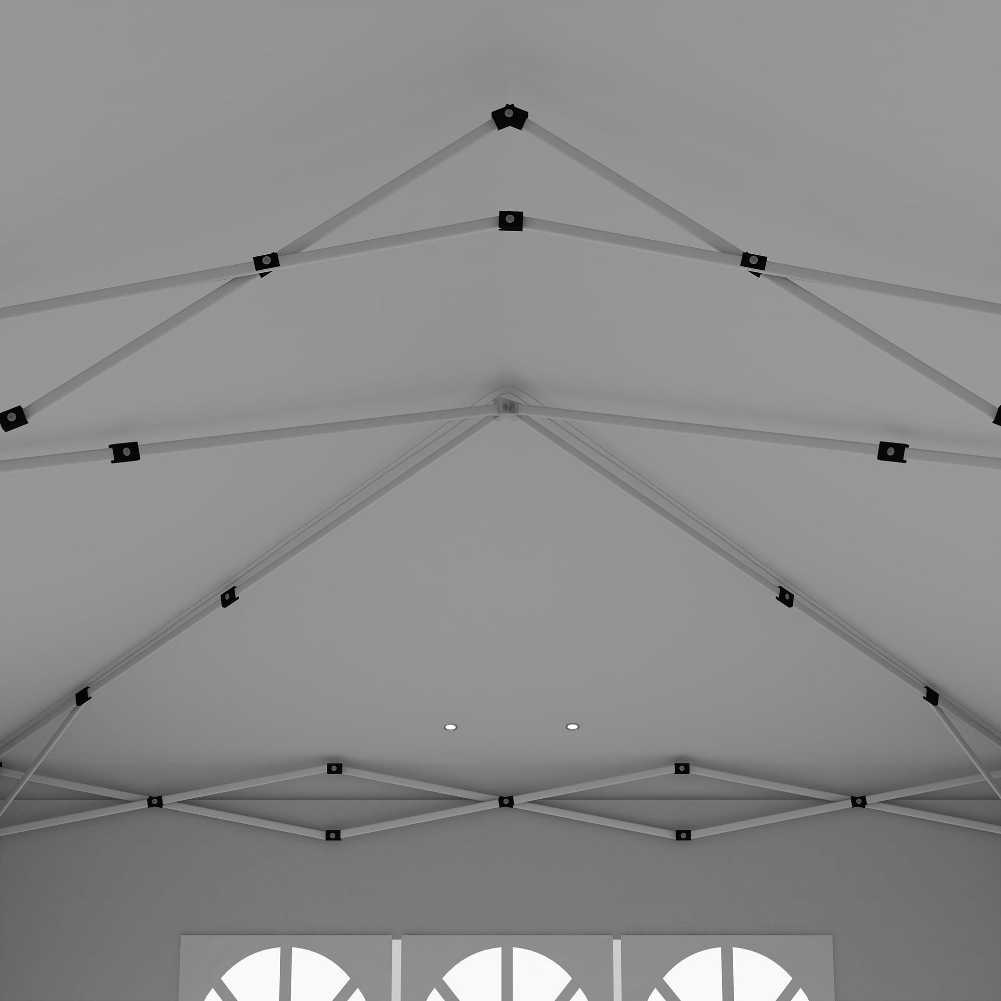 Garden Pop Up Gazebo, 3x6m Wedding Party Tent Marquee with Sidewalls, Windows, Carry Bag, White