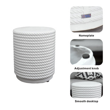 White Waterproof Outdoor Side Table —PAT-2462ST