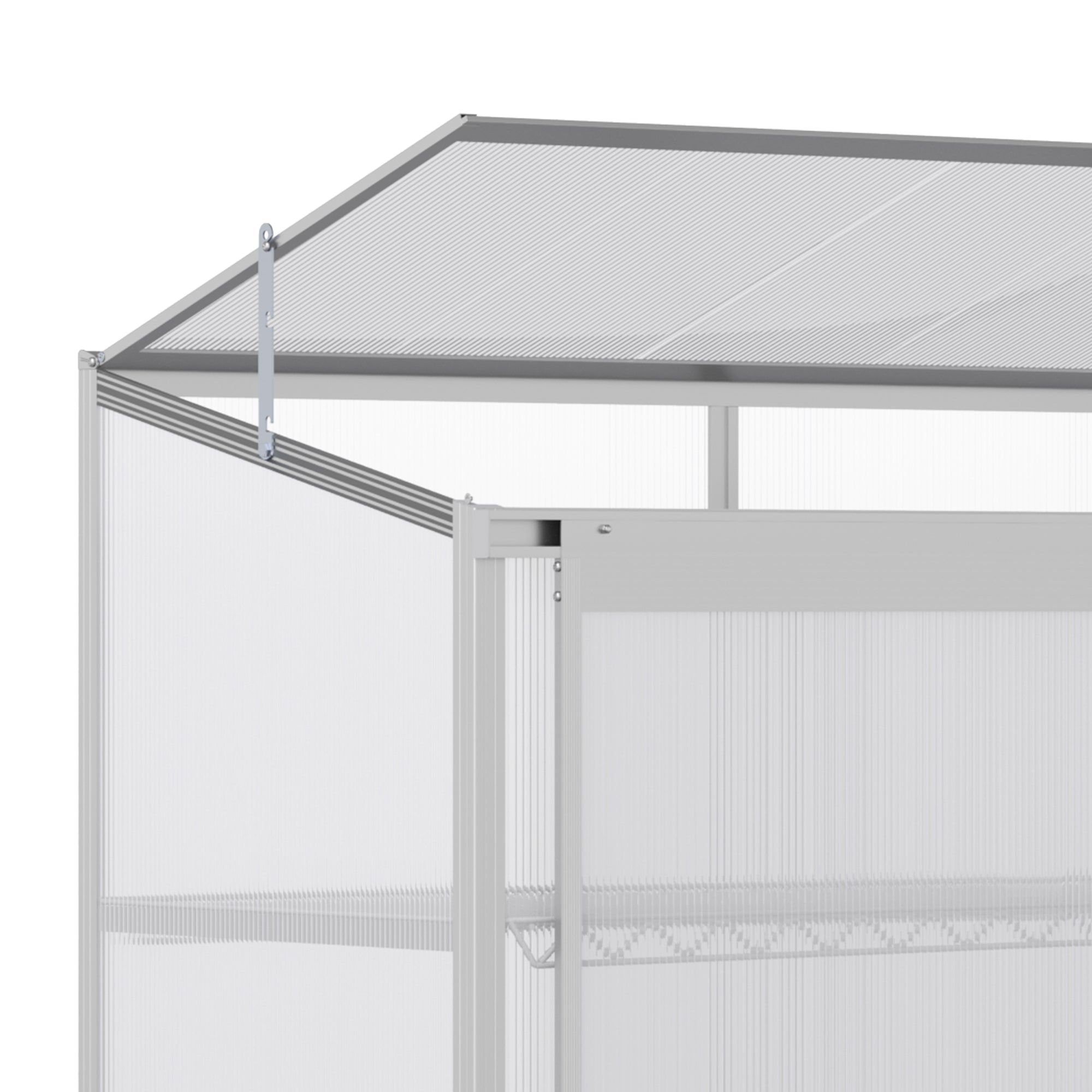 3 Tier Greenhouse, Outdoor Cold Frame Plant Flower Growth, Transparent Polycarbonate