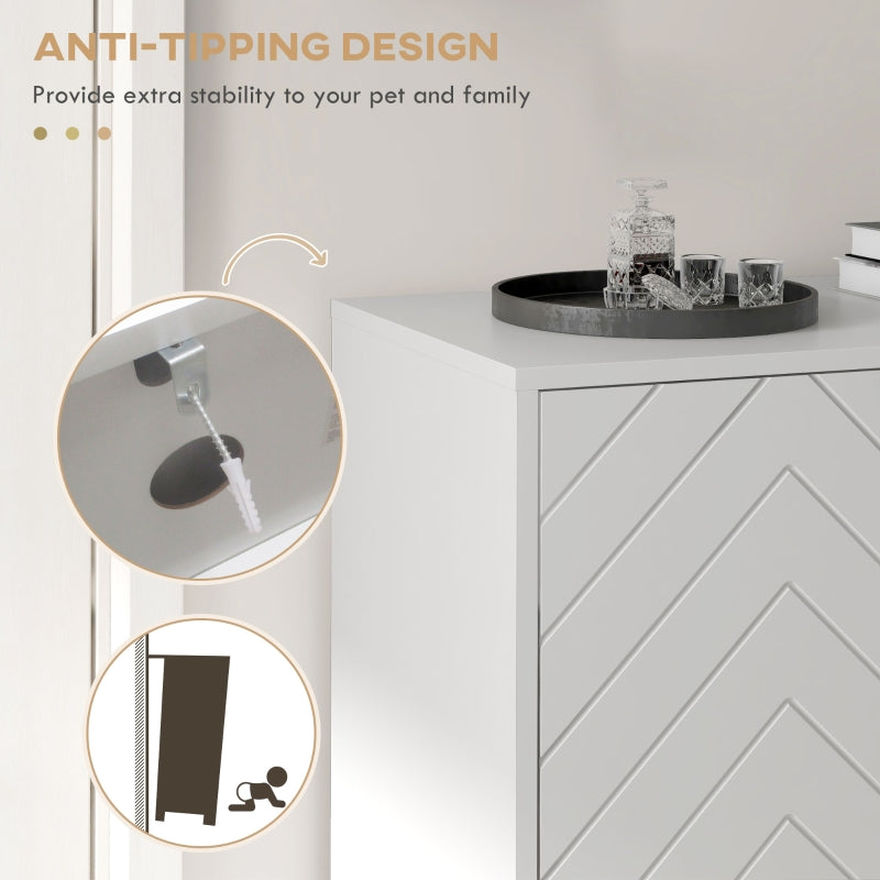 Shoe Storage Cabinet with Open & Adjustable Shelf, 6 Vents, 12 Pairs