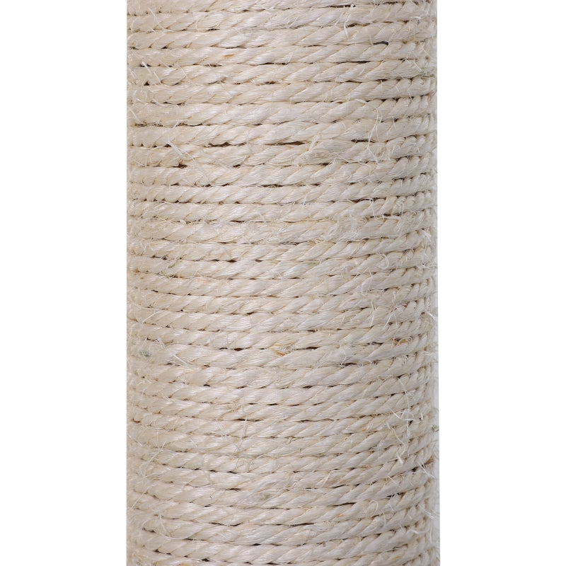Cat Scratch Post with Bed, Sisal Scratching Posts Hammock Activity Centre, Grey