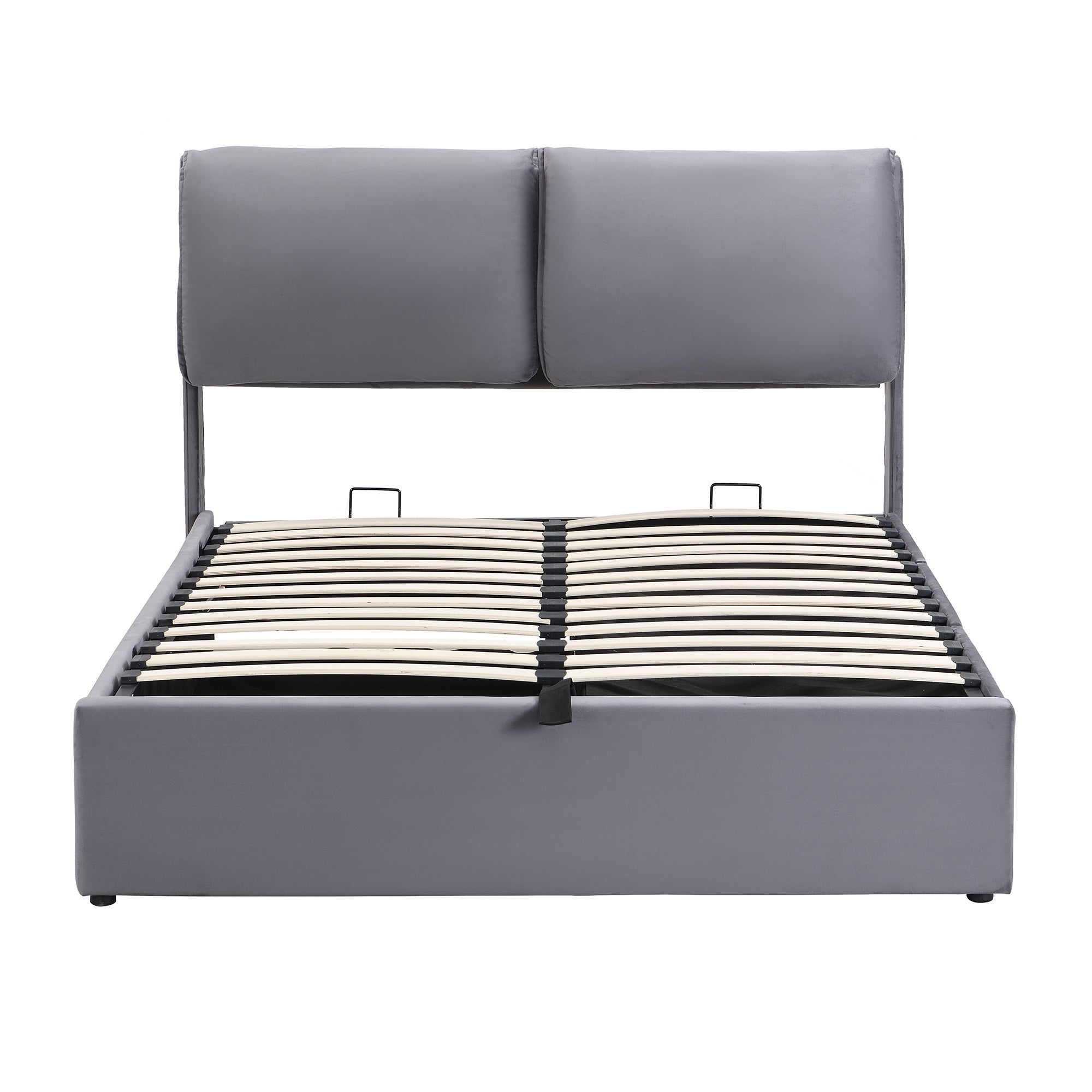 N606P196710G Bed with Large Storage & Adjustable Headboard
