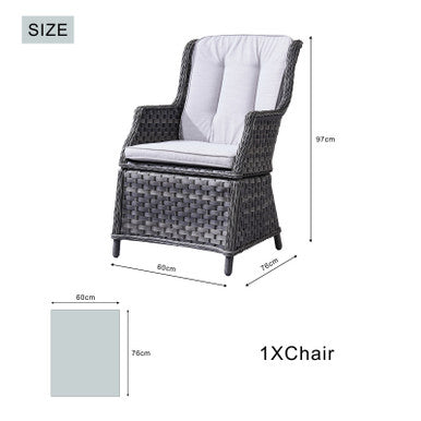 Ravenna Outdoor Rattan Chairs Set of 2—PAC-010-KD