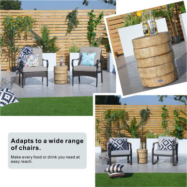 Outdoor Imitated Wood Side Table—PAT-2463ST