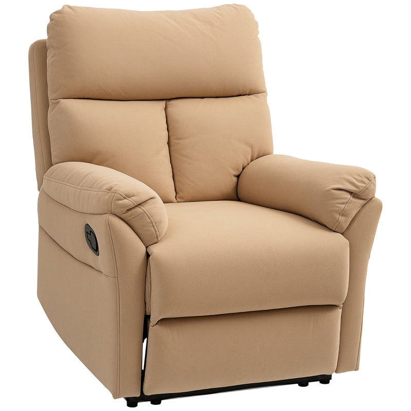 Manual Reclining Armchair, 140¡ã with Footrest - Light Brown
