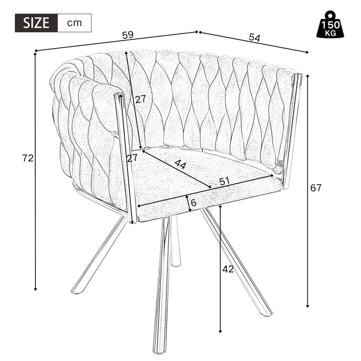 Velvet Swivel Dining Chair – Luxury Single Chair with Metal Legs for Living Room & Bedroom, Pink