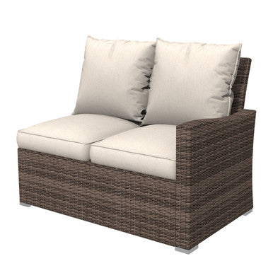 8-Seater Outdoor Corner Sofa Set with Square Fire Pit Table and 2 Benches - PAF-16700