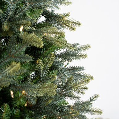 8ft Pre-Lit Premium Grand Fir Artificial Christmas Tree—RATH-GRAND-8