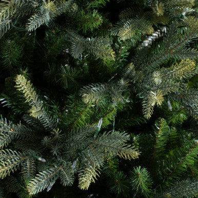 8ft Pre-Lit Premium Grand Fir Artificial Christmas Tree—RATH-GRAND-8