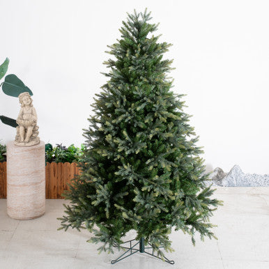 7ft Pre-Lit Premium Grand Fir Artificial Christmas Tree—RATH-GRAND-7