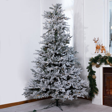 8ft Pre-Lit Finland Fir Artificial Christmas Tree—RATH-FIN-8-LED 8FT