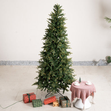 6.5ft Slim Artificial Pine Christmas Tree—PAT-001L-6.5FT-UK