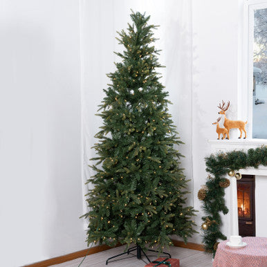 6.5ft Slim Artificial Pine Christmas Tree—PAT-001L-6.5FT-UK