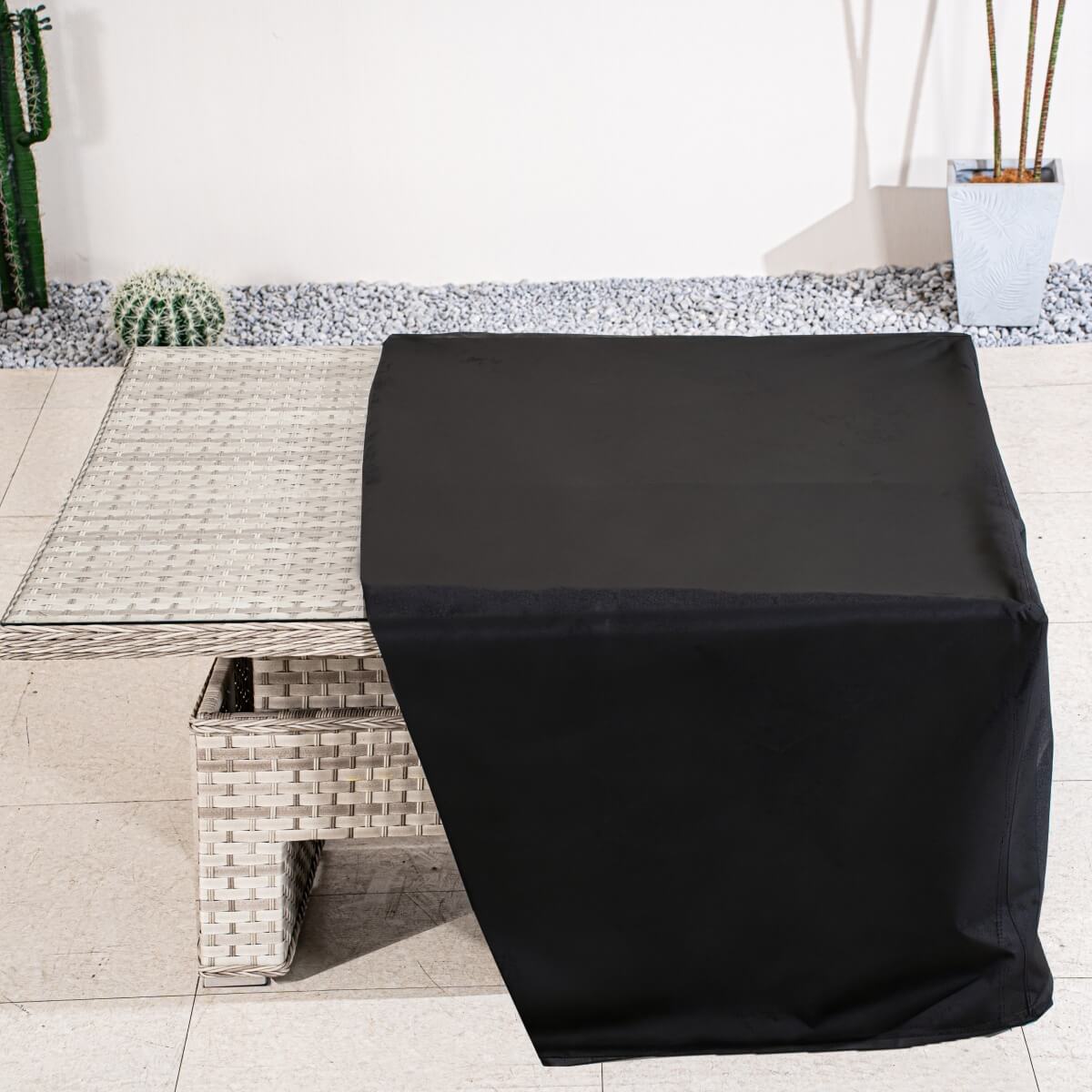 Waterproof Outdoor Furniture Cover RC-2023 – Heavy Duty, All-Season Protection (129 × 129 × 73 cm)